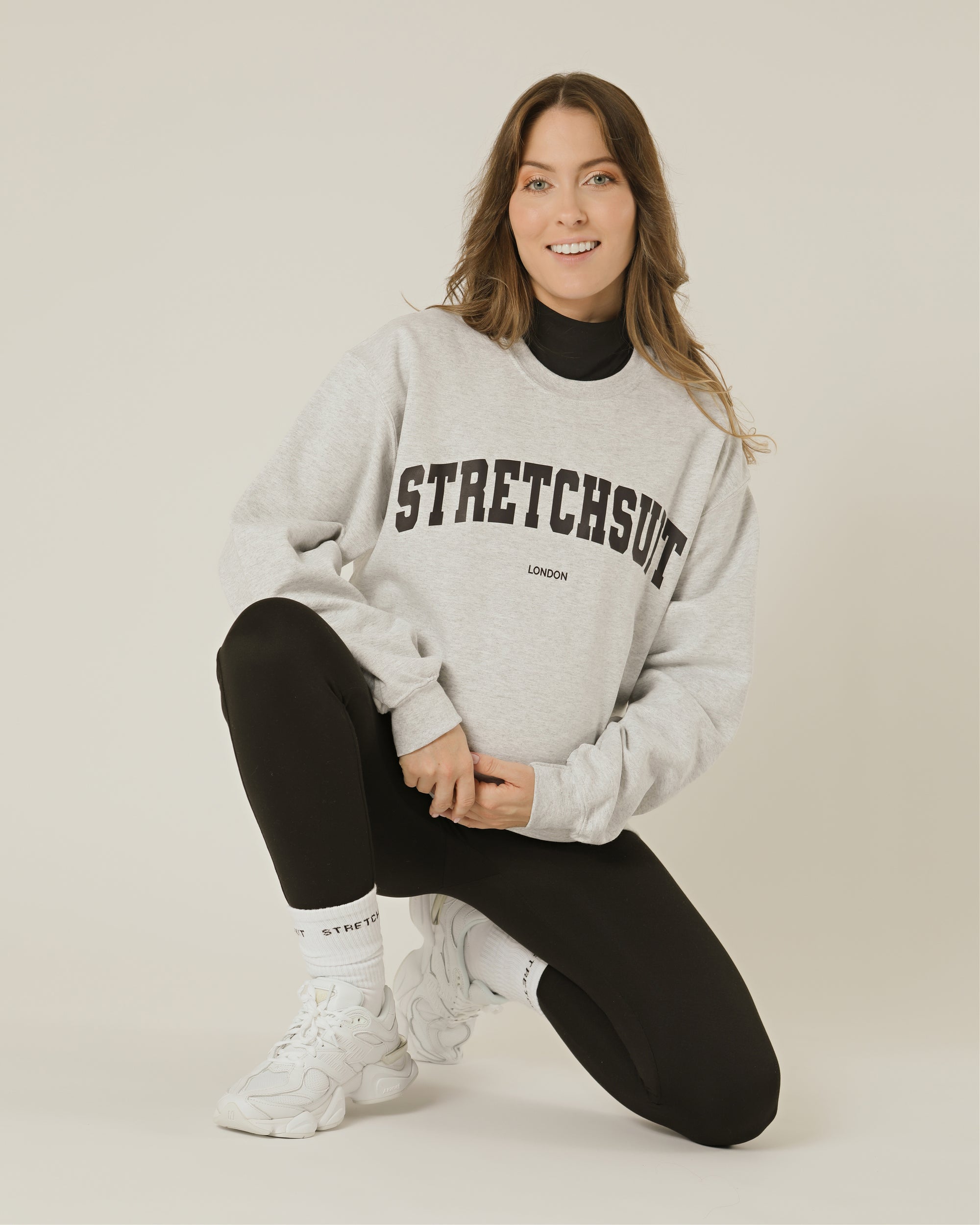 Varsity Sweatshirt - Light Grey