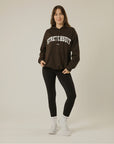 Varsity Hoodie - Chocolate