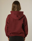 Varsity Hoodie - Burgundy
