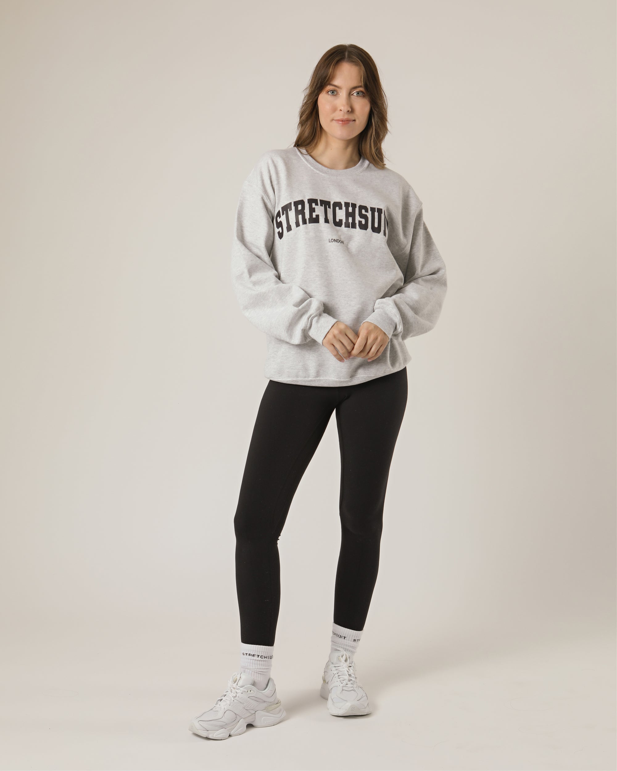 Varsity Sweatshirt - Light Grey