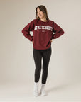 Varsity Sweatshirt - Burgundy