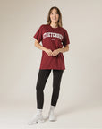 Varsity T-shirt - Burgundy