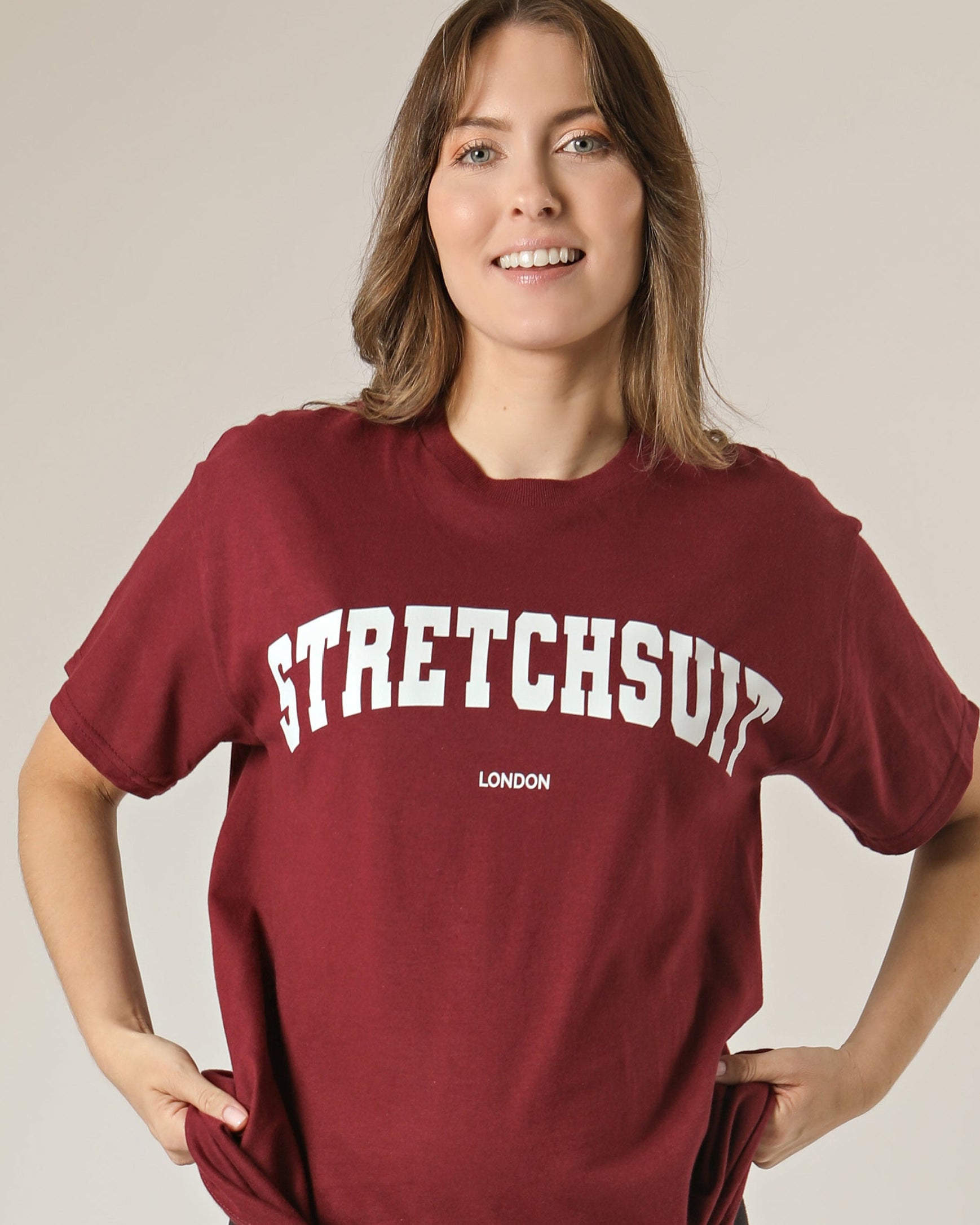 Varsity T-shirt - Burgundy
