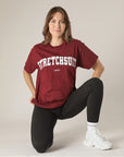 Varsity T-shirt - Burgundy