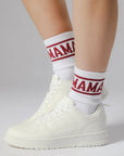 MAMA Socks - Burgundy