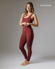 STRETCHSUIT™ Maternity Jumpsuit - Burgundy