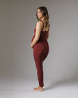 STRETCHSUIT™ Maternity Jumpsuit - Burgundy