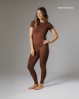 Maternity Leggings - Chocolate