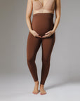 Maternity Leggings - Chocolate