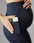 Maternity Leggings - Navy